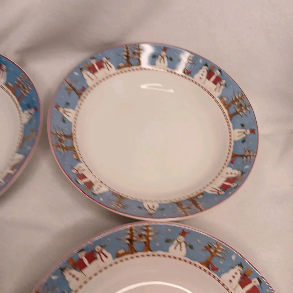 4 Coupe Soup Bowls Debbie Mumm Sakura 7
